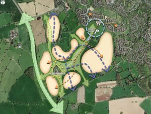 The plans for 'Shrewsbury Southwest'. Photo: CEG