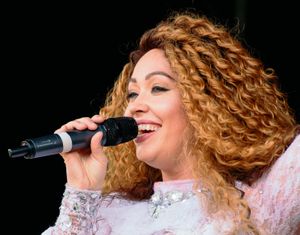 A Beyonce tribute at Wolverhampton Fiesta in West Park