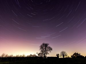 Supporting image for story: One cup of tea later - striking study of starry skies over Shropshire