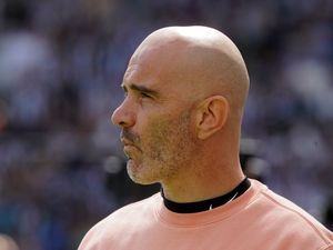 Enzo Maresca looks on