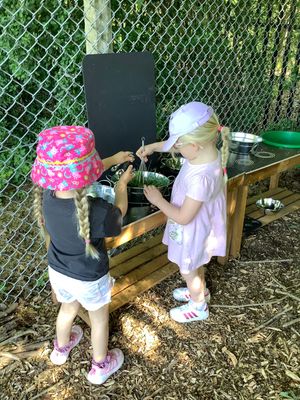 Students make the most of the new outdoor space
