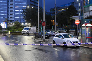 The aftermath of the crash. Photo: SnapperSK