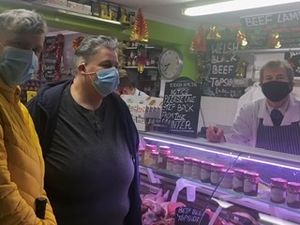 Supporting image for story: Pre-Christmas queues for the Christmas turkey as locals support butchers