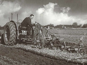 Supporting image for story: Champion ploughman John, 93, is still on the straight and narrow