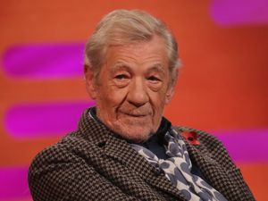 Supporting image for story: Sir Ian McKellen taken to hospital after falling off stage