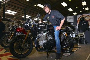Apprentice bike builder Henry Rogerson, aged 21