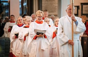 The commemoration service at St Chad's Church 