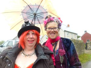 Supporting image for story: A Clun-derful time was had by all even as the heavens opened for town carnival