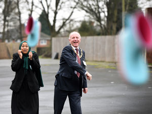 Supporting image for story: Walsall mayor takes part in 'welly wanging'