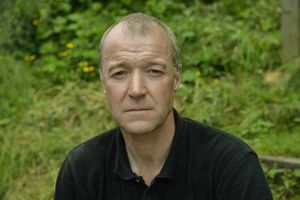 Firefighter Geoff Maxwell, who rescued Delilah