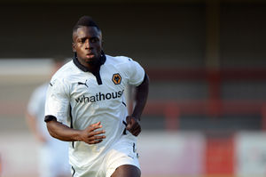 Nouha Dicko in the 2014/15 away shirt