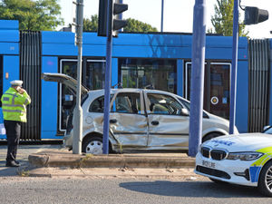 Supporting image for story: Tram crash girl still critical in hospital as drink-drive suspect bailed