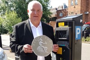 Councillor Patrick Harley is proposing a 50p rate for half-an-hour's parking