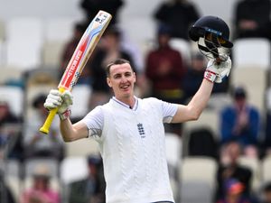 Supporting image for story: England in command in Wellington on the back of another Harry Brook century