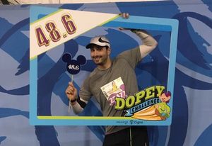 Nathan Judah smashed the Dopey Challenge and raised £3,660 for Cure Leukaemia 