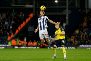 Charlie Taylor filled in at centre-back for Albion in the victory over Oxford and fared well. (Photo by Adam Fradgley/West Bromwich Albion FC via Getty Images)