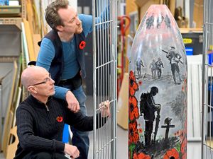 Supporting image for story: First World War shell turned into memorial in Halesowen