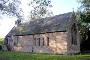 St Mary's Church in Longnor, close to Katherine's home and where her father and brother ministered