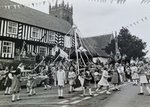 Schoolchildren in Claverley took part in a May pole dance as part of the jubilee celebrations on June 6, 1977.