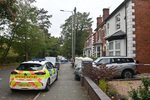 The scene in Finchfield Road, Wolverhampton