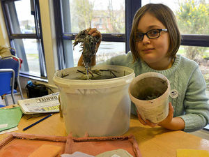Supporting image for story: Watch: Shropshire youngsters get creative with paper-making fun