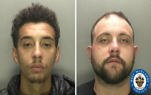 Jake Simpson and Jake Carrier were jailed for four years eight months and five years and seven months respectively