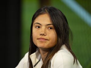 Emma Raducanu at a press conference