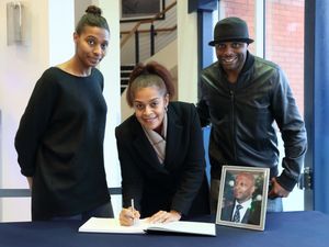 Supporting image for story: Cyrille Regis: Heartbroken widow first to sign book of remembrance now open to West Brom fans