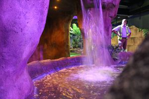 The mini golf course at Waterworld