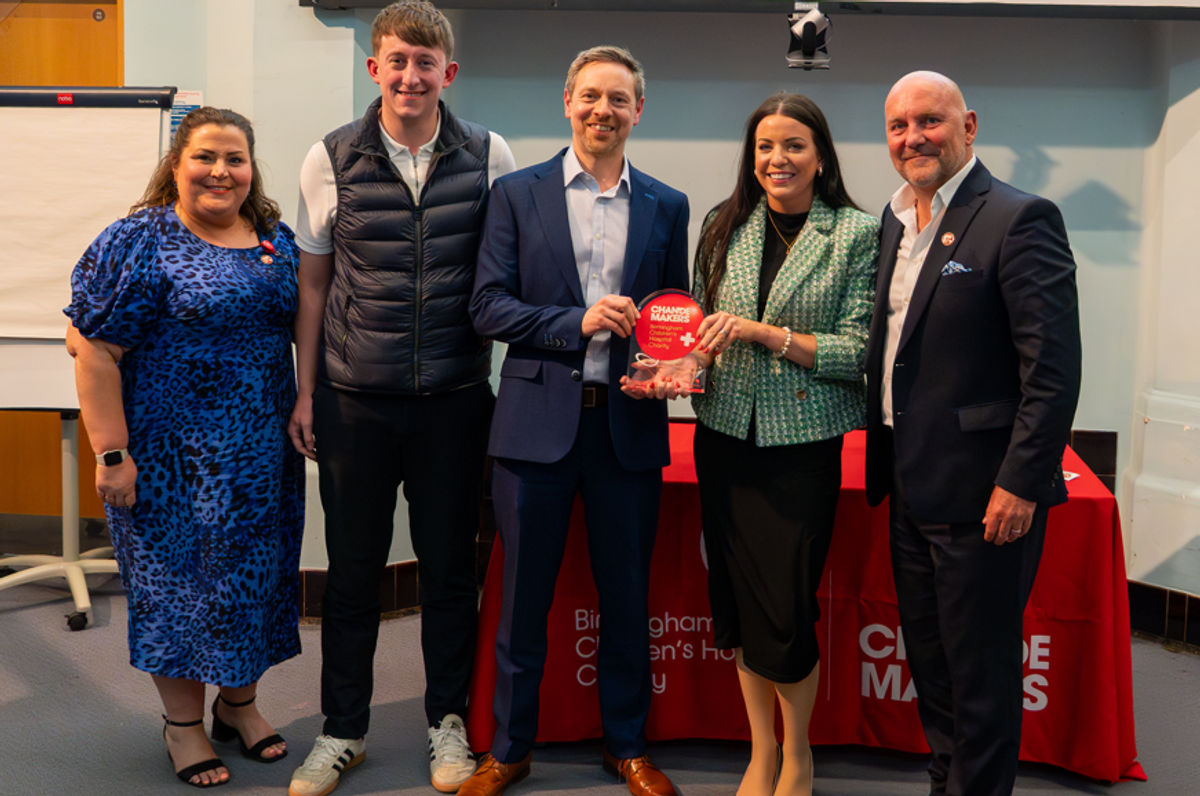 Unity becomes Changemaker and fundraiser for Birmingham Children&rsquo;s Hospital