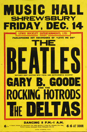 This poster reveals the names of the support acts