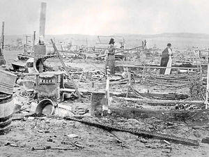 Supporting image for story: Ludlow's a ghost town after tragedy