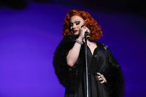Jinkx Monsoon and Major Scales in The Ginger Snapped. Photo from: https://www.birminghamhippodrome.com/