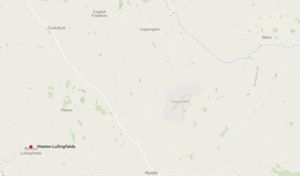 A map of the location(s) in question, where some people believed Ms Davies was possessed. 