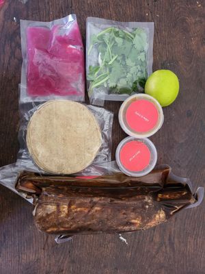 Taco kit from El Pastor
