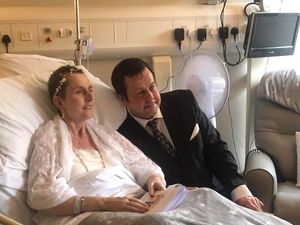 Supporting image for story: Compton Care patient ties knot to partner of 23 years in Wolverhampton hospice ceremony