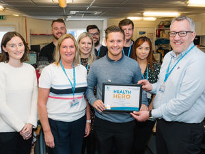 Supporting image for story: Shropshire hospital team leader honoured as 'health hero'