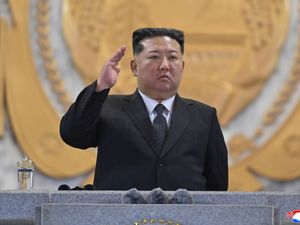 Supporting image for story: North Korea touts missile tests as Donald Trump visits South Korea