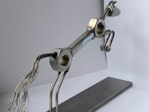 Supporting image for story: Oswestry students claims prizes for metallic creations