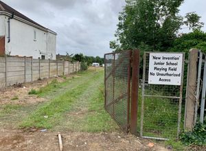 A traveller incursion on New Invention Junior School playing fields. Photo: Councillor Adam Hicken