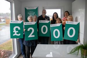 Elaine Brown from Persimmon Homes West Midlands presented the funding to the club at Persimmon’s Cromwell Wharf development