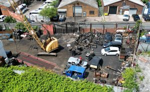 Pictures show the aftermath of the fire on Brick Kiln Street