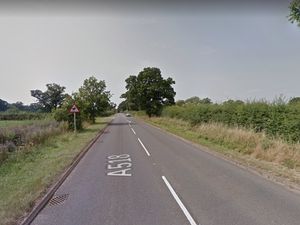 Supporting image for story: Pedestrian taken to hospital as car flips in crash between Stafford and Newport