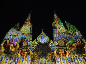 Supporting image for story: Cathedral ready for another year of mesmerising light show