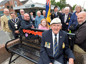 Supporting image for story: Bespoke memorial bench installed in Shifnal