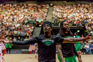The Harlem Globetrotters in Birmingham. Credit: Chris Bowley