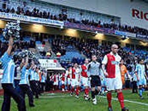 Supporting image for story: Coventry 2 Harriers 0 - the Swain Game