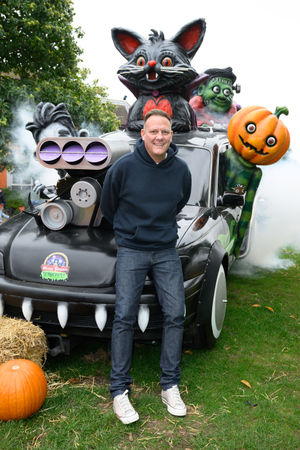 Antony Cotton at the launch of the Scarefest 2025 at Alton Towers Resort