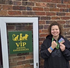 Keira Mayhew has been given a free annual pass to Hoo Zoo and Dinosaur World