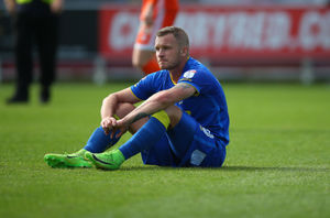 Dean Parrett playing for AFC Wimbledon. (AMA)